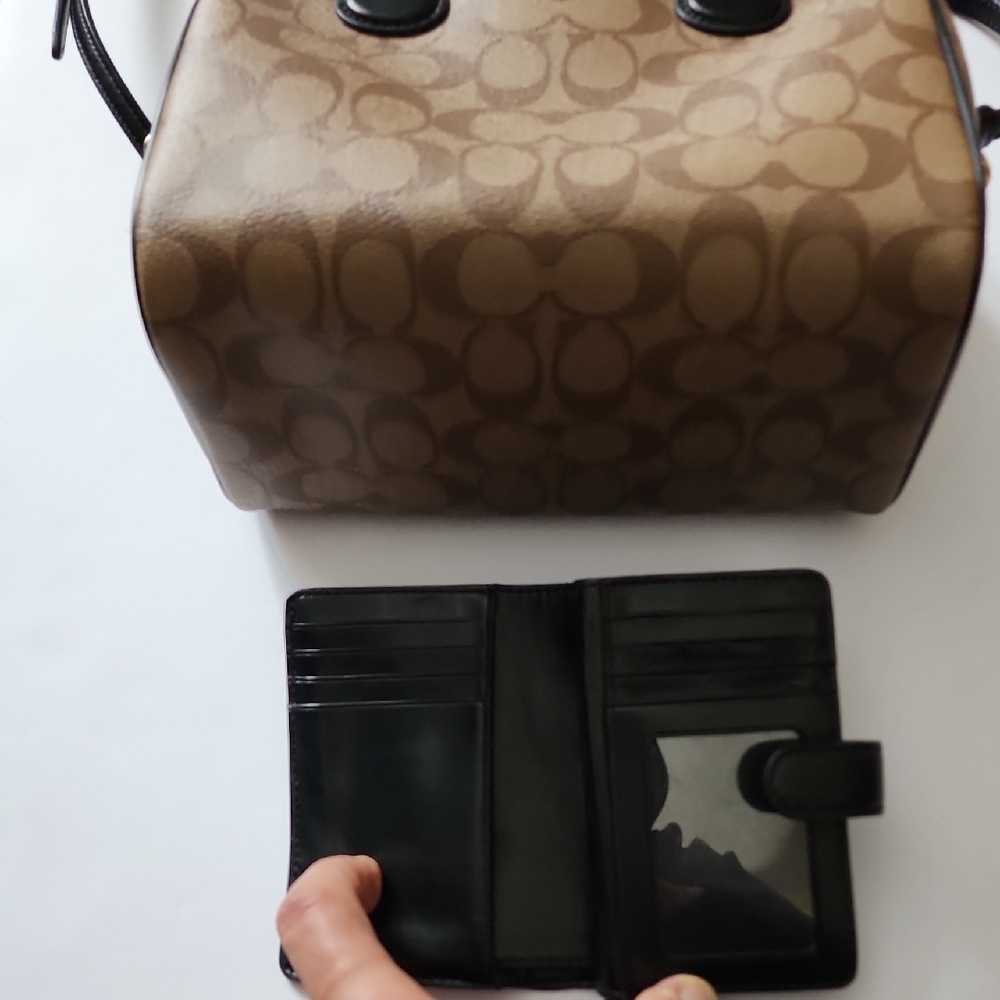 Coach Mini Bennet Satchel Crossbody And Medium Corner Zip Wallet. F32203 - Picture 11 of 16